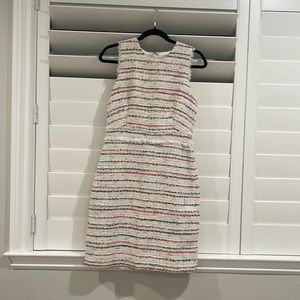 Jcrew tweed multicolor dress no tag